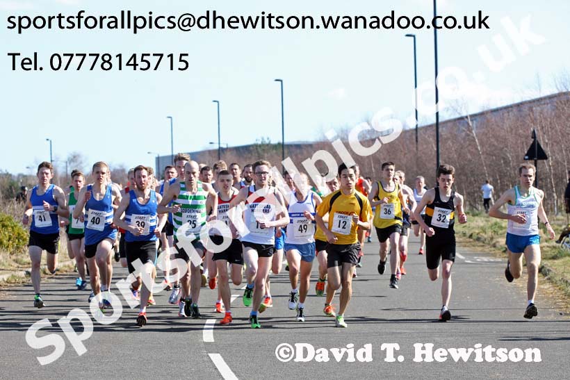 Senior mens Elswick Harriers Good Friday Road Relays. Photo: David T. Hewitson/Sports for All Pics